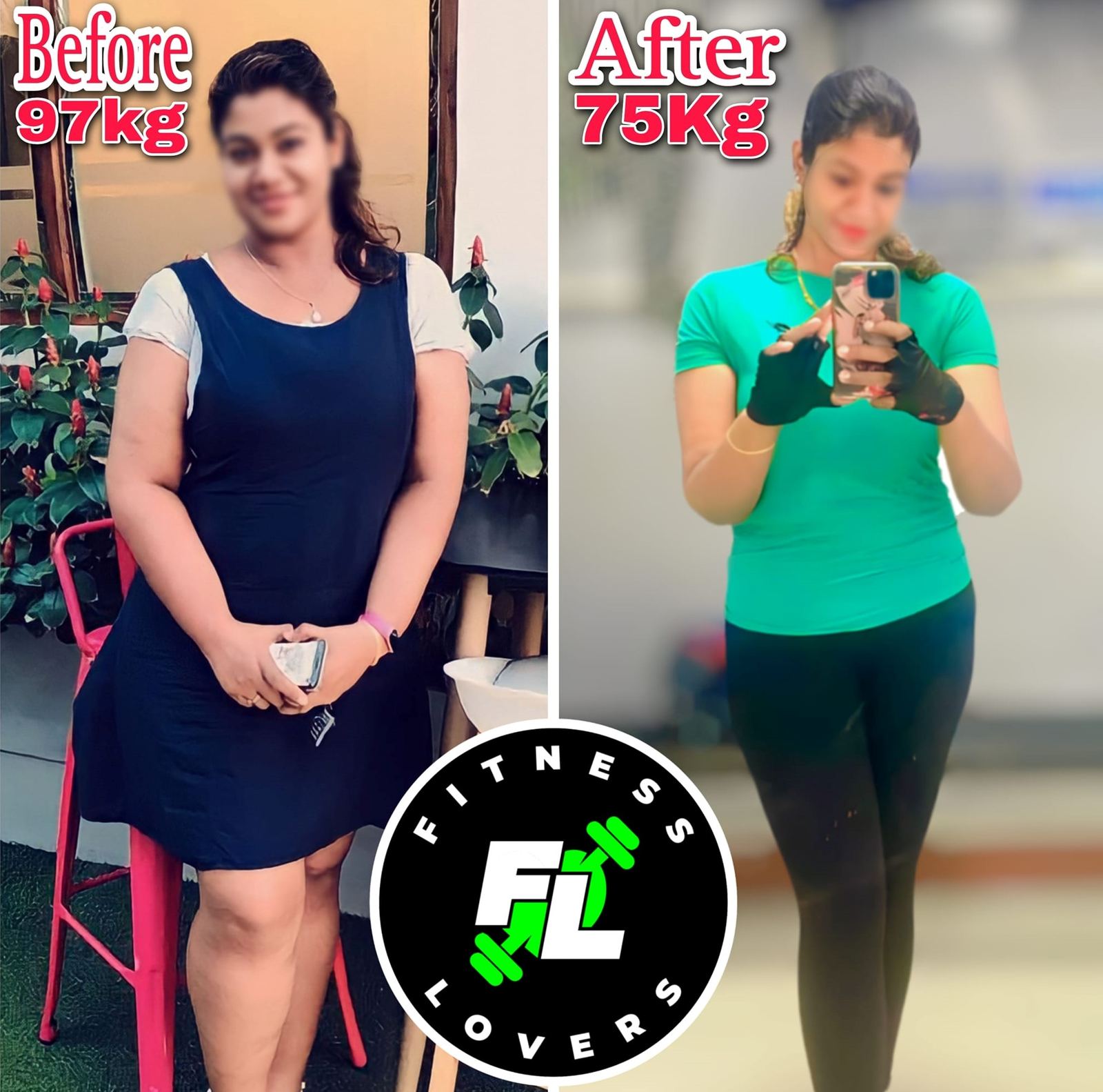 Fitness Lovers LK Transformation Result